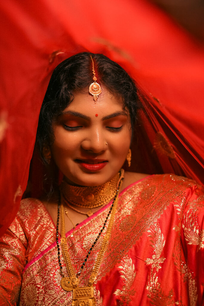 Sneha, a bridal portrait session by Shuttersaga Production